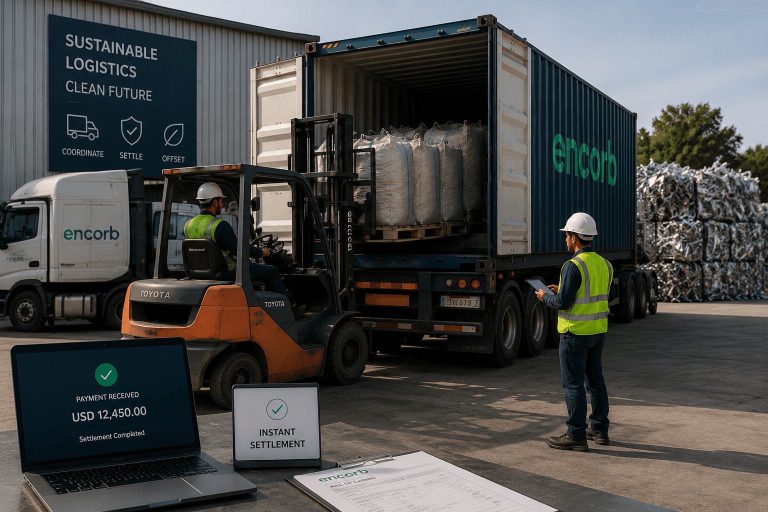 Sustainable logistics shipment
